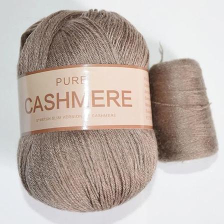 Ren Mongoliskt Kashmirgarn, Handvirkat Scarf i Kashmir, Stickad Ullgarn, Babygarn, Handvävt Tråd, 70 gram 623
