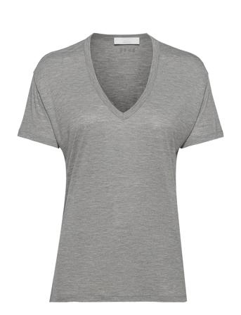 Eviena T-shirt Top Grå BOSS