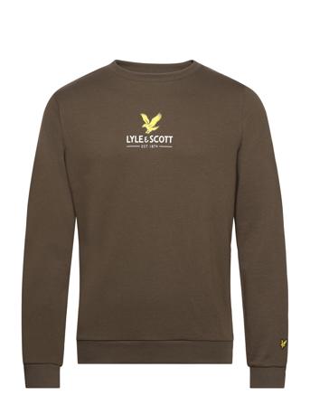 Eagle Logo Sweatshirt Lyle & Scott Khaki