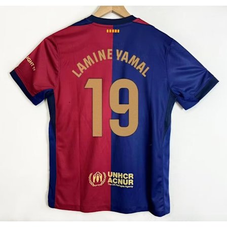 24-25 Barcelona Koti Nro 19 Lamine Yamal Jalkapallopaidat