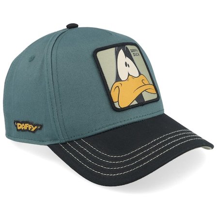 Capslab - Blå adjustable Caps - Looney Tunes Daffy Duck Blue/Green A-Frame Adjustable @ Hatstore