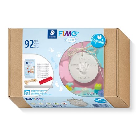 Staedtler FIMO Air Hånd- og fotavtrykk Keepsake 92 deler