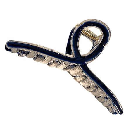 Styling Tool Hair Fixer Headwear Shark Clip Dam Half Bun Hårnål blå