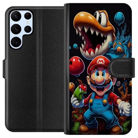 Yhteensopiva Lompakkokotelo Samsung Galaxy S22 Ultra 5G Super Mario
