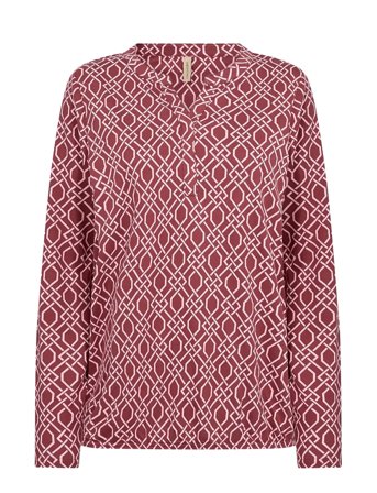 Soyaconcept Sc-Felicity Aop - Burgundy - XS