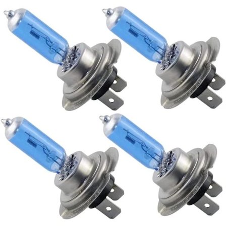 4 kpl H7-ajovalopolttimoita, 12V/100W Xenon-kaasu Halogeeniajovalot, Kirkas H7-ajovalopolttimo kaukovaloihin tai lähivaloihin auton ajovaloissa[co]