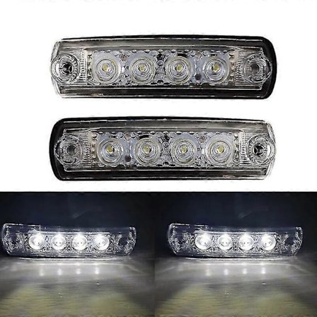 2 stk. 24V LED solskjermlys for MAN TGX TGL TGS lastebil førerhuslys OEM 81252606121