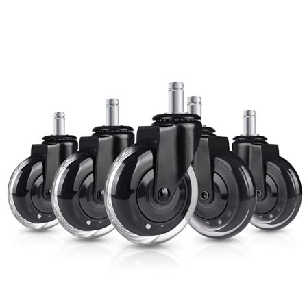 Kontorstol Hjul Hjul 3 " Rollerblade Gummi Erstatning (5 stk)