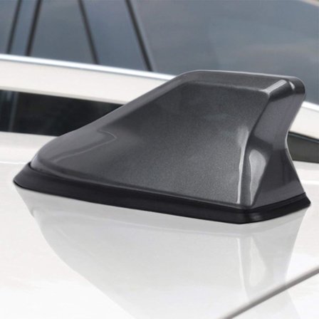 Universal bil vandtæt hajfinne antenne modtager AM/FM radiosignal (mørkegrå)