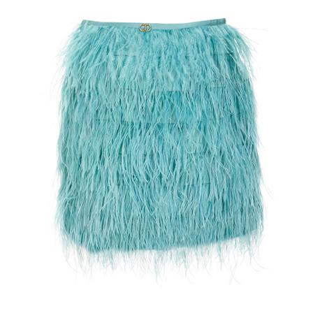 Twinset Rok , Blauw , Dames , Maat: XS Korte rokken