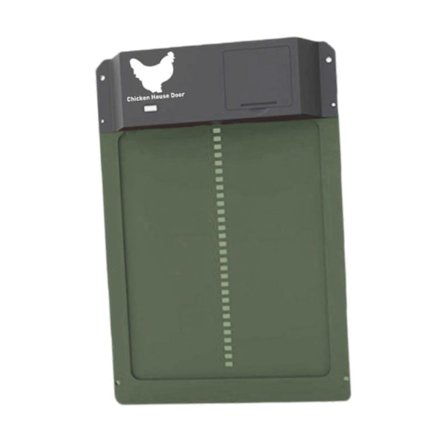 Automatisk døråpner for hønsehus med tidsstyring, fjærkre dør for gjerde, hjem, hage, brun
