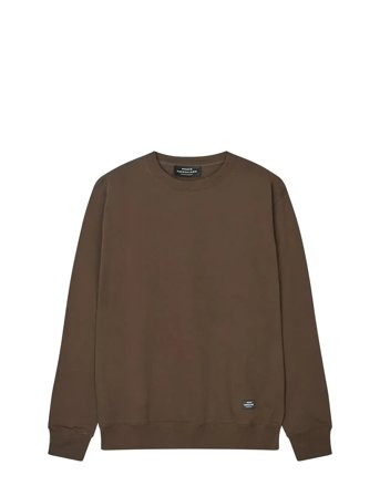 Light Terry Asker Sweat Brown Mads Nørgaard