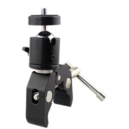DSLR Ball Head Skomontasje Kamera Ball Mount Klemme 1/4 Tommers -20 Stativhode Varm Sko Adapter og Kul Super Klemme