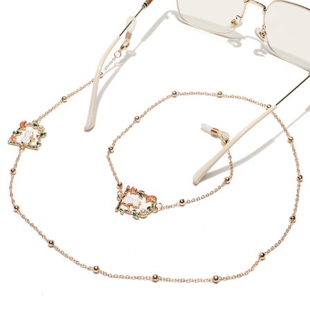 Glasögonkedja Goth för kvinnor och män, glasögonhållare kedja Lany