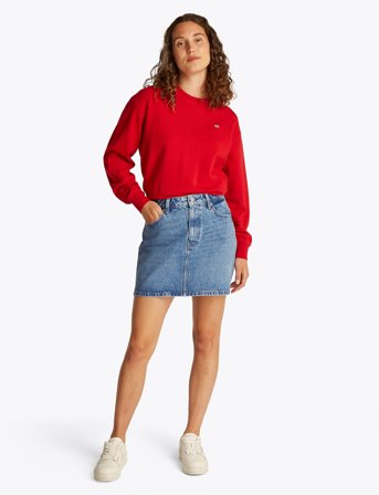 Tommy Hilfiger Dnm Mini Skirt Hw Ali - Blue - 42