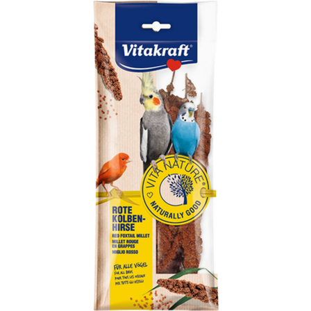 Vitakraft - Nature Club Hirse - hirsekolber 80g - Fuglegodteri & kräcker - Naturgodbiter - ZOO.no