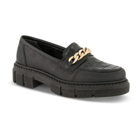 Rieker loafer Sort, Dame Loafers, Størrelse: 41 EU
