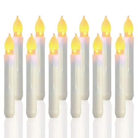 12 kpl liekittömiä LED-kynttilöitä Cougs, Harry Potter kelluvat kynttilät paristoilla juhliin, luokkahuoneeseen, häihin, joulukoristeisiin