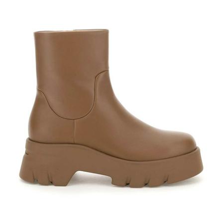 Gianvito Rossi Gianvito rossi leather montey ankle Stövlar beige, Dam, Dam, Storlek: 38 EU