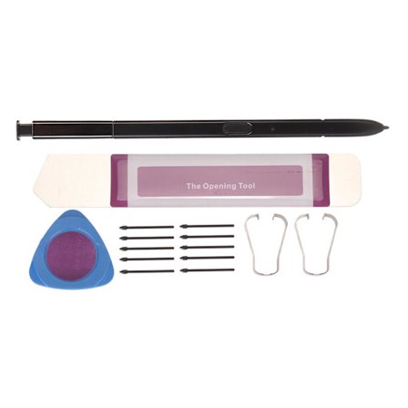 Galaxy Note 9 Stylus Pen 10 Udskiftningsspidser Høj Sensitivitet Kapacitiv Pen Sort