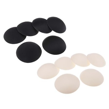 6 par runde forstærker puder svamp indsats bh badedragt bryst udskiftninger