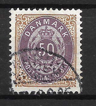 Danmark 1902 - AFA 30Cy - Stemplet