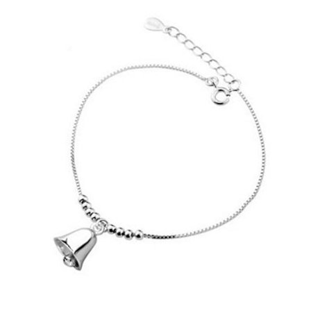 925 Sterling Silver Anklet Damklocka Anklet