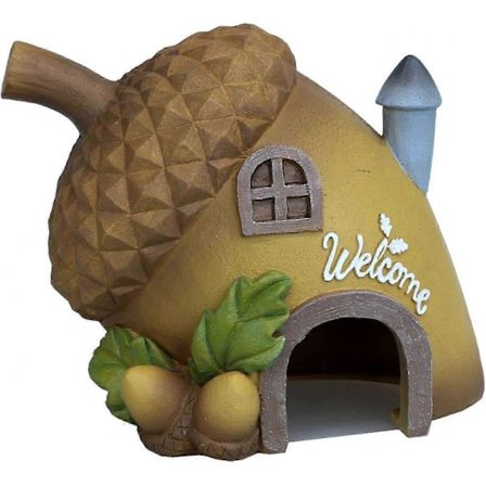 Akvarium fisk tank dekoration frukt serie grotta fisk tank landskap liten fisk tank skydd liten fisk hus (ekollon hus) hamster grotta ödla grotta -C