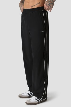 ICANIWILL - Contrast Track Pants Black- Broek - Heren - sportkleding van ICIW