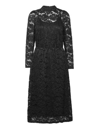 Frlacey Dr 2 Dresses Lace Dresses Svart Fransa*Betinget Tilbud