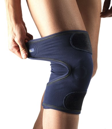 Pavis Ginocchiera Elastica Contenitiva Colore Blu Cod.020