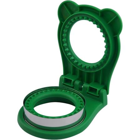 Grön Sandwichskärare - Perfekt för Smörgåsar och DIY-Skapelser, Sandwichskärare och -Förslutare, Kantfri Brödsandwichförslutare (Rund)