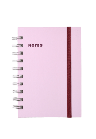 Åhléns Home Linjerad anteckningsbok KIT A6 Block & anteckningsböcker Rosa ONESIZE