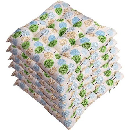 Sæt med 6 stolpude 40x40, dekorativ pude, stolpude, ZQKLA