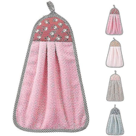 Håndkle med hempe, søte håndklær med hempe, 4 stk håndklær