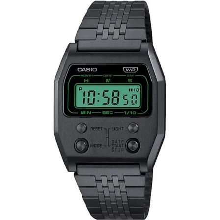 Casio Watch - Herr - A1100B-1EF - Rostfritt stål - Svart