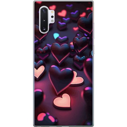 Kompatibelt Mobilskal till Samsung Samsung Galaxy Note10+ Midnattshjärtan