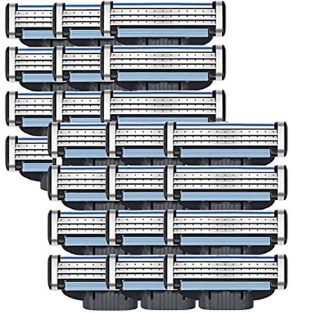 Mach 3 Barberblad Refill 24stk, Barberblad For Menn