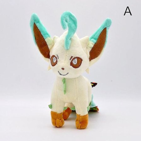 20 cm Leafeon plys - Leafeon krammedyr - Eevee evolution plysdukke til
