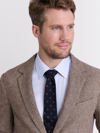 MATCH - Bari slips - Mario Conti - Str. ONESIZE - Herre - Tilbehør - Blå - 50% ull-merino 50% silke