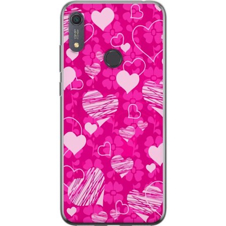 Kompatibel Mobilcover til Huawei Huawei Y6s (2019) PopHjerteMønster