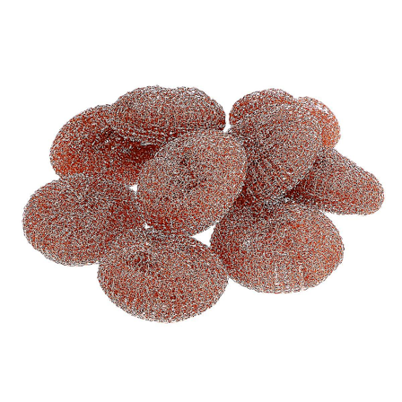 10 st Metallrengöring Koppar Skursvamp Diskverktyg Metall Diskborste Stålullsdyna