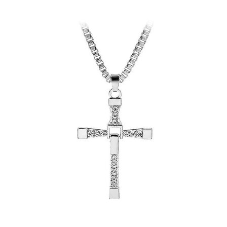 Fast & Furious Dominic Toretto Kors Halskjede sølv