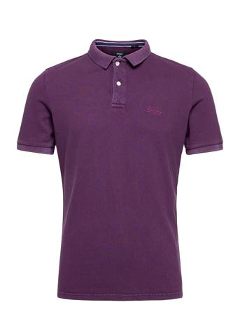 Classic Vintage Destroy Polo Purple Superdry
