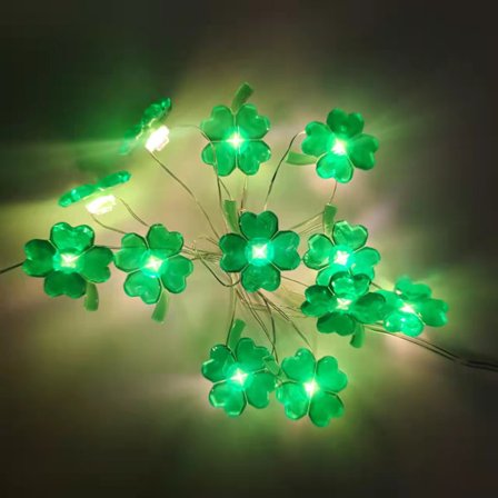 3M 30-LED fyrklöverformad ljusslinga