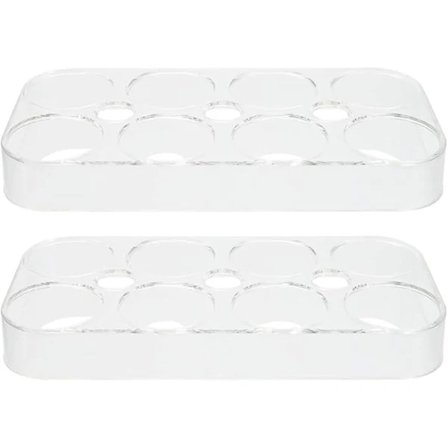 【xj】2 st Praktisk Ägglåda Kylskåp Ägghållare för Kylskåp Äggförvaringslåda Hållbart Äggförvaringsfodral