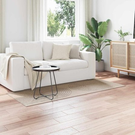 Områdesmattor Rektangulär Beige 200 x 80 cm