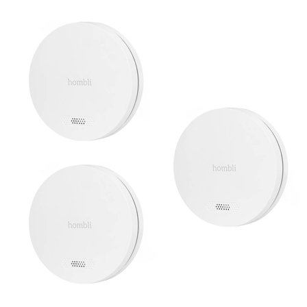 Hombli Smart Smoke Detector White Promo 3-Pack