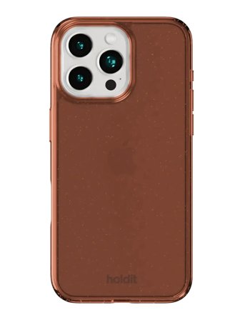 Holdit Glitter Case Iphone 16 Pro - Brown - IPHONE 16PRO