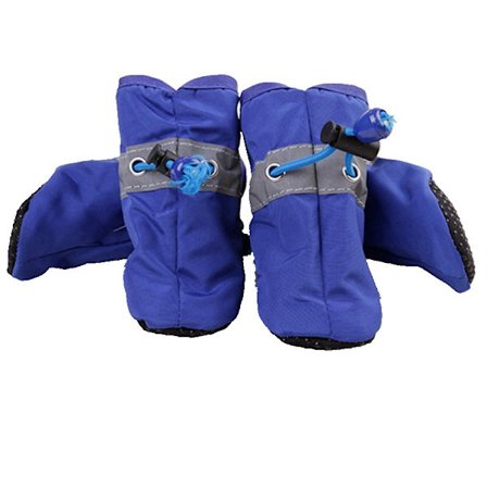 Tasskydd för hund, halkfria vinterskor för hund, med reflexremsa, kostym